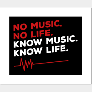 No music, No life Posters and Art